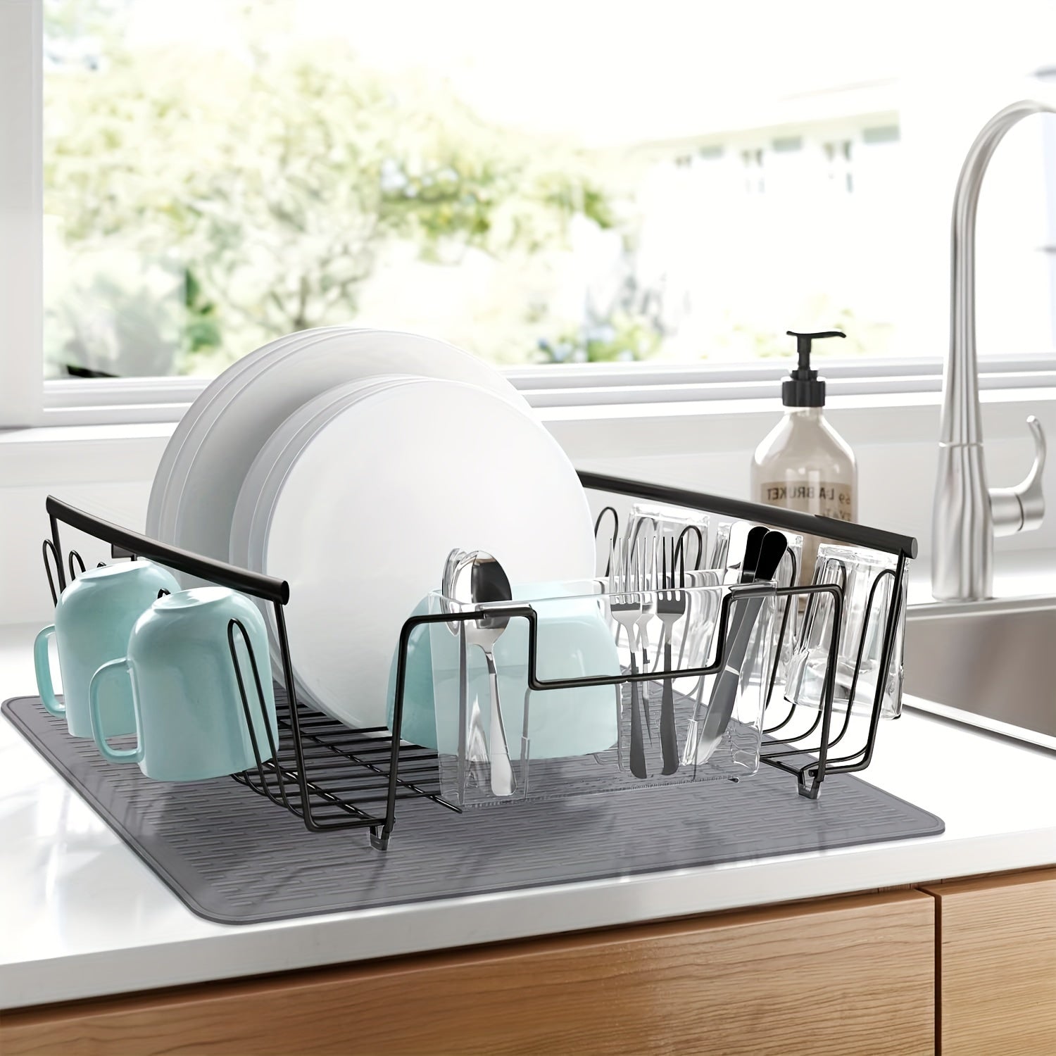 Elektr pechka uchun silikon pechka qopqog'i - qo'shimcha katta 28" X 20" / 71 X 50sm issiqqa chidamli pechka himoyachisi va oshxona shisha ustki pechkalari uchun idish quritish mato