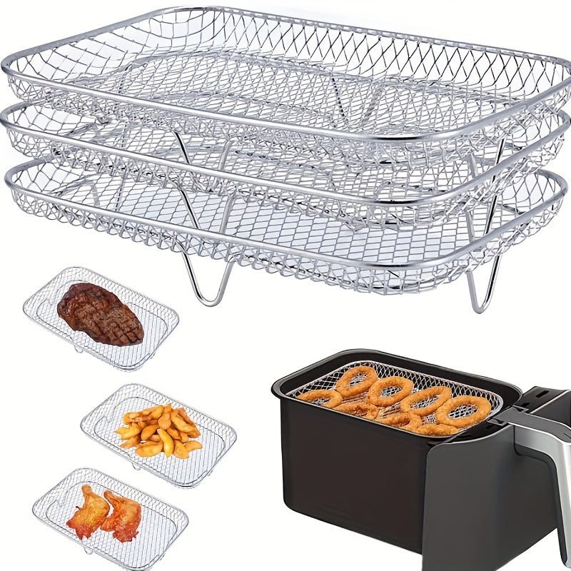 Air Fryer Accessories Set with Grill Racks Steaming and Dehydration Racks