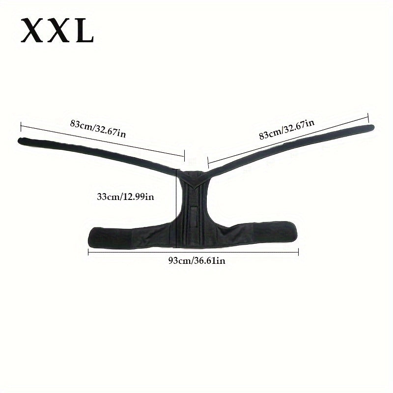 Unisex Adjustable Breathable Posture Corrector Belt for Back and Shoulder Support