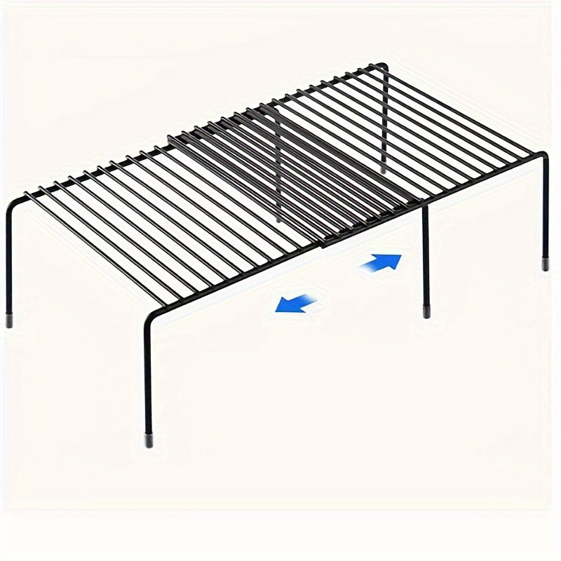 Organizador de estantes para encimera de cocina, resistente a la oxidación, de metal para especias y artículos de despensa