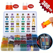 Car Blade Fuse Assortment Kit 2A-40A with Storage Box for Vehicles