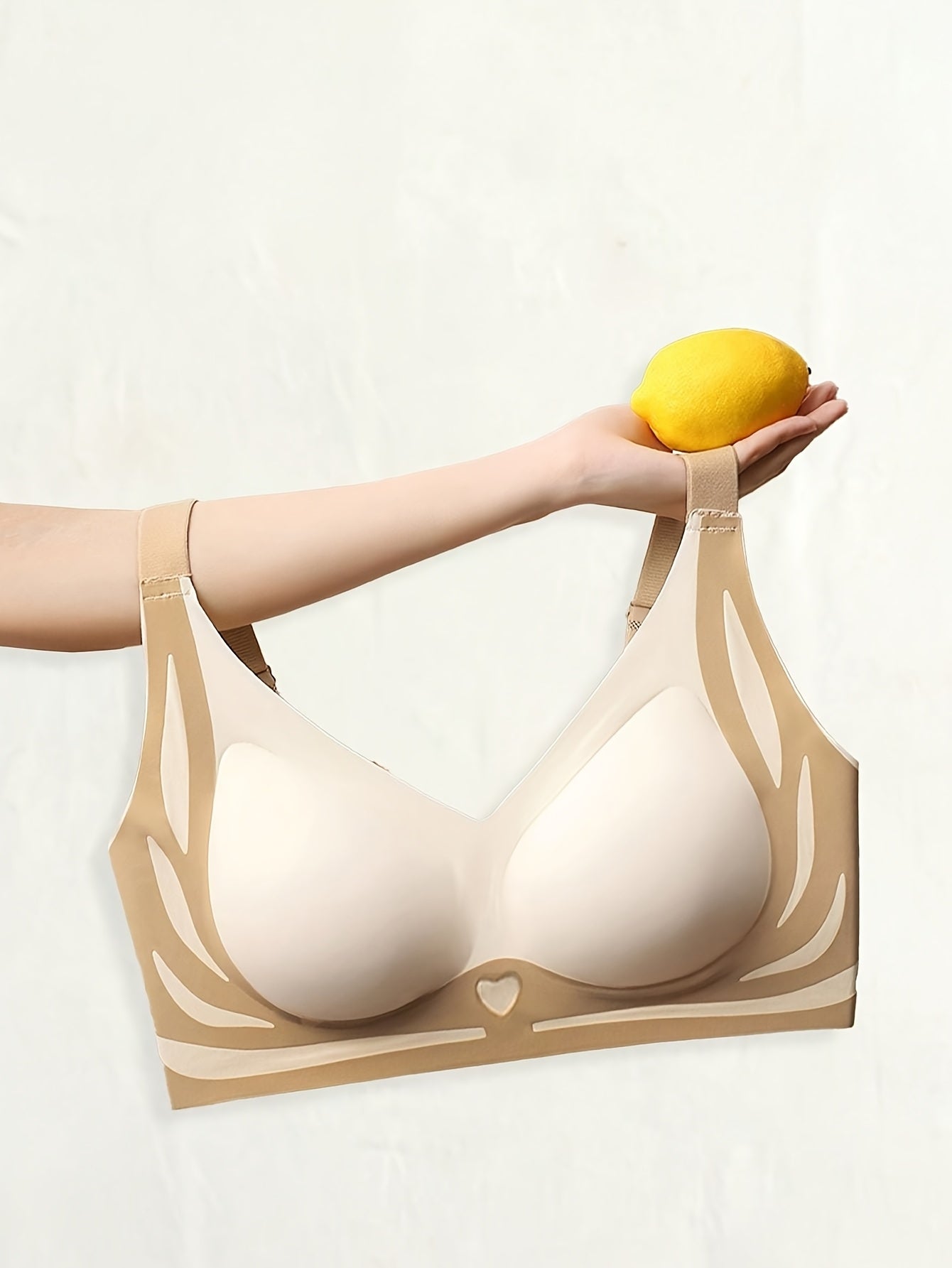 Plus Size Wirefree Bras with Light Padding for Comfort
