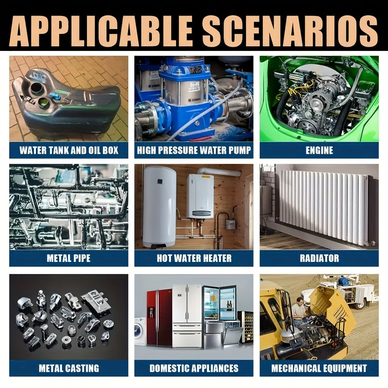 100g Metal Repair Glue Waterproof Heat-Resistant Cold Welding Strong Bond