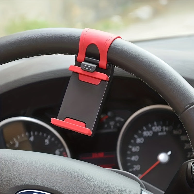 Soporte ajustable para el volante del coche para teléfonos inteligentes