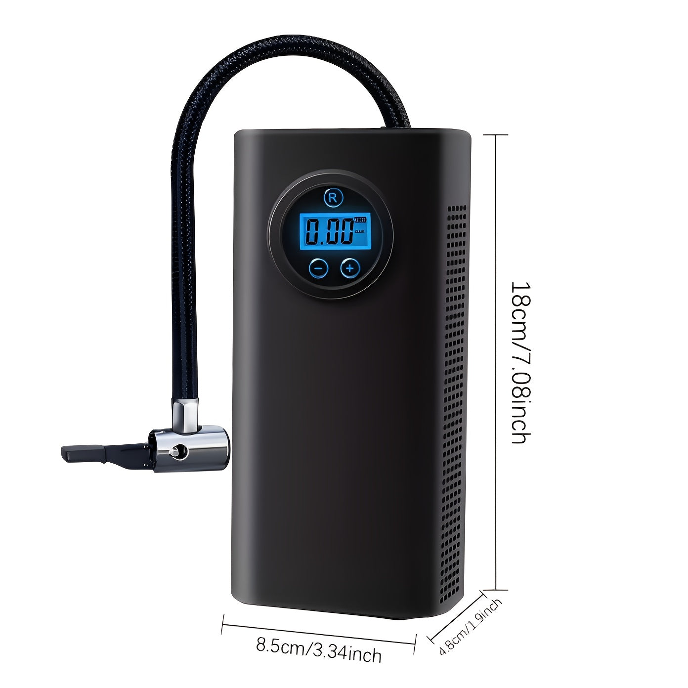 Digital Tire Inflator with Automatic Shut-Off USB Battery Powered 150 PSI for Car Bicycle Electric Bike and Balls