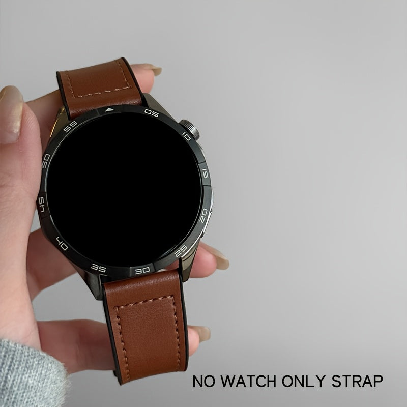 Green Silicone Watch Strap for Smartwatches with Magnetic Metal Clasp Compatible with Galaxy Garmin Xiaomi Huawei