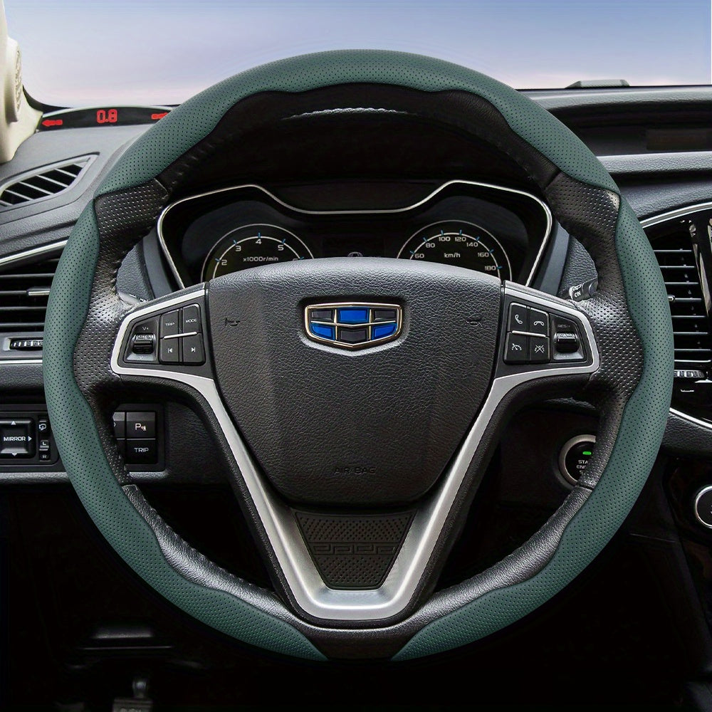 Foam/Leather Steering Wheel Cover Non-Slip Breathable Universal 2-3 Pieces