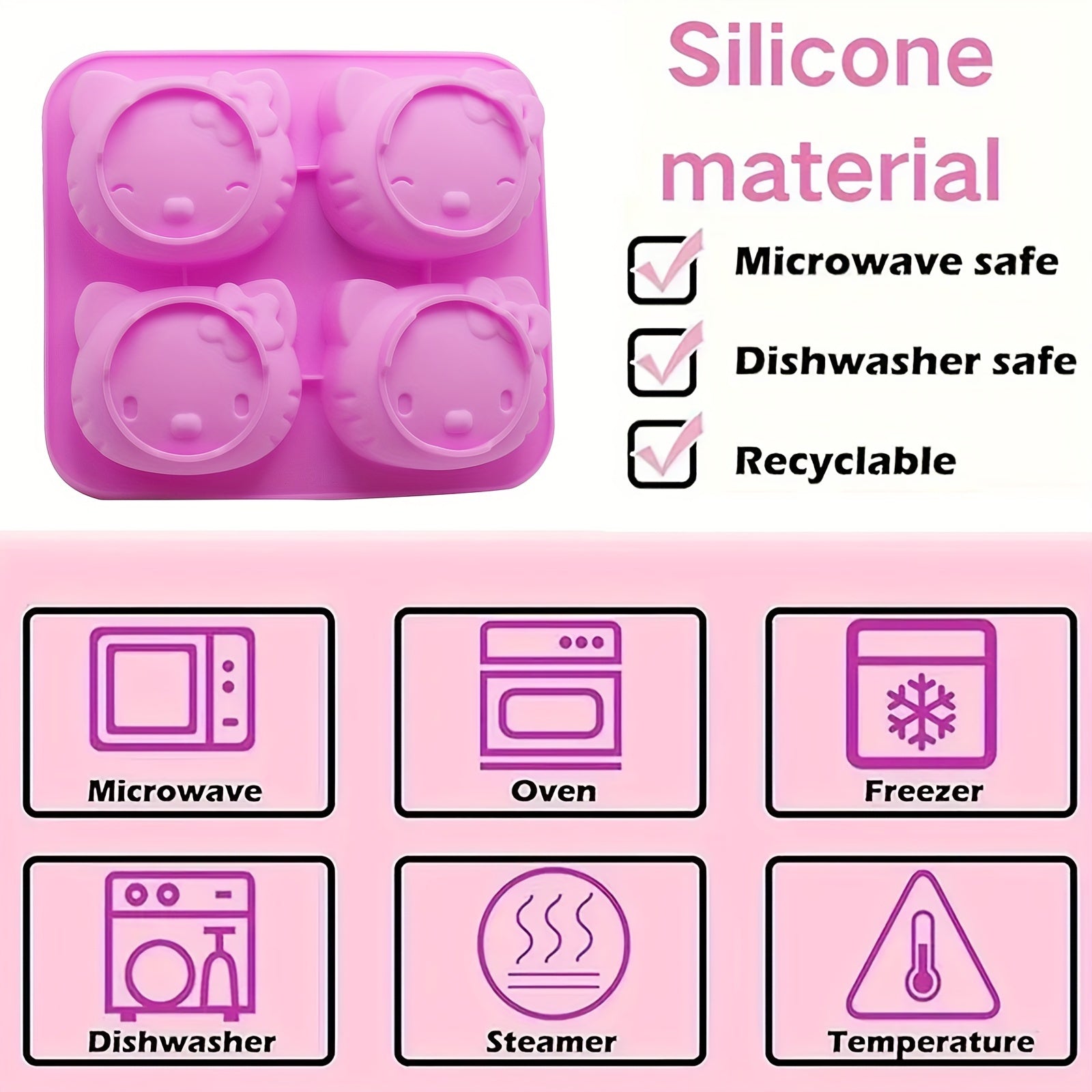 Silicone muz shakli, multfilm dizayni, bardoshli, yumshoq silikon, oshxona va bayramlar uchun