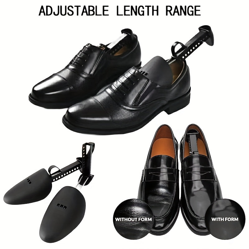 Men's Black Shoe Supports 4 Pack, Shoe Shape Maintainers, Extend Shoe Life