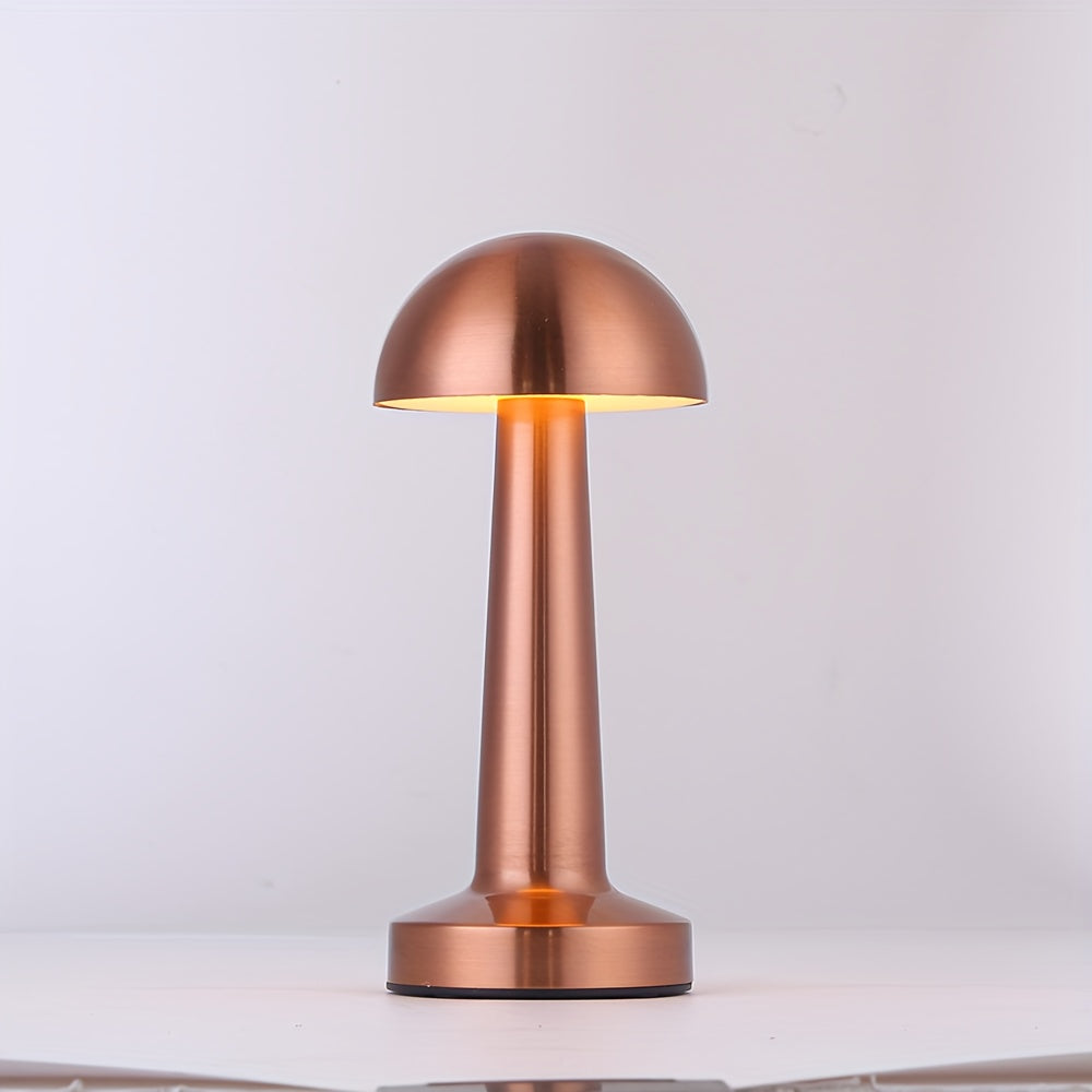 Lámpara de mesa LED recargable con control táctil, ajustable en brillo, 3 niveles de brillo, lámpara de noche para la cama