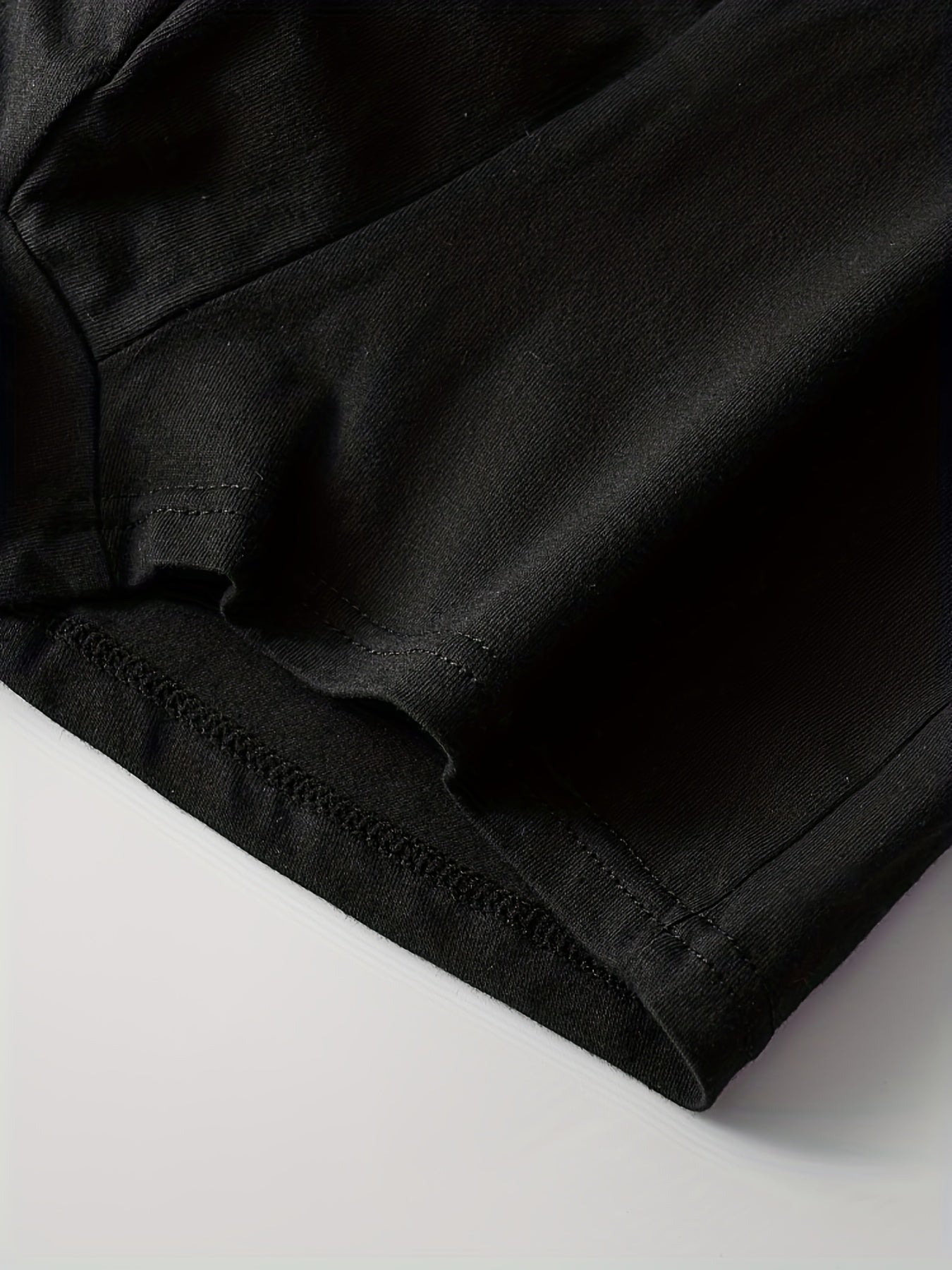 Men's Cotton Boxer Briefs 4-Pack Breathable Comfortable Solid Color Shortie Underwear