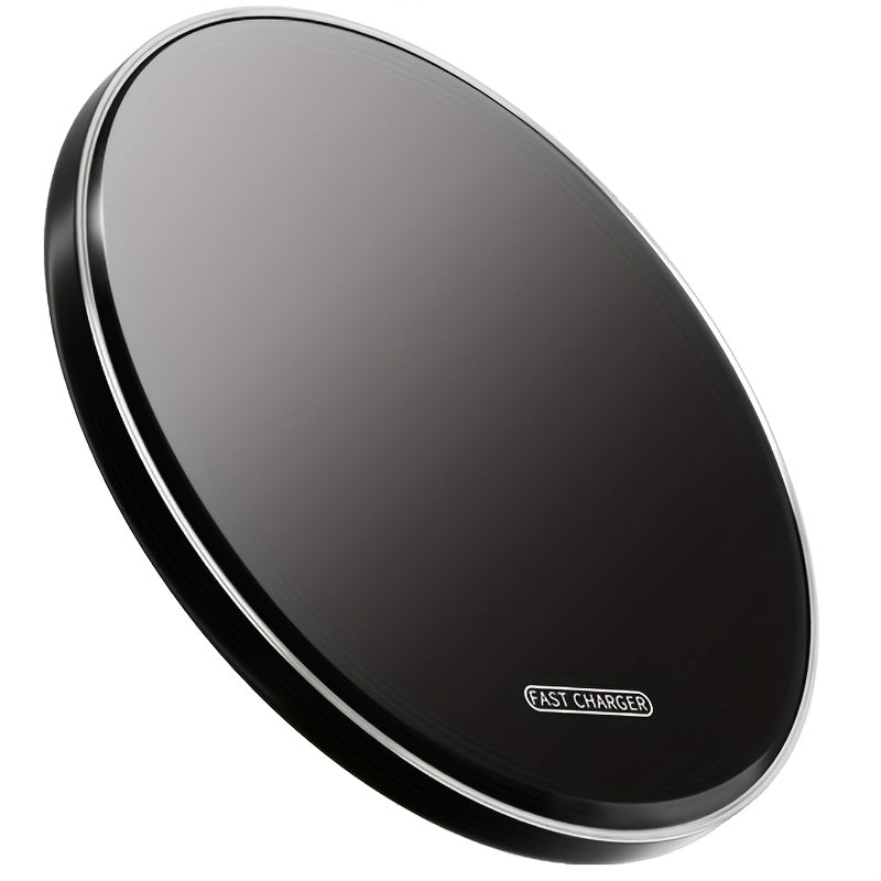 15W Fast Wireless Charger for iPhone and Galaxy Series Slim Design Bedside Office Compatible