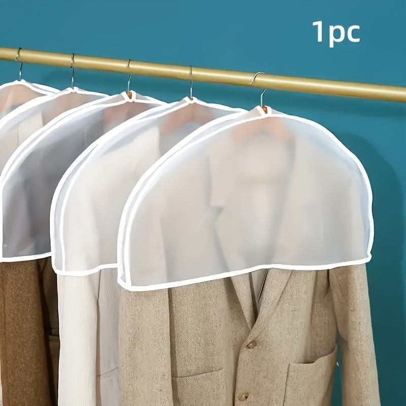 Juego de 3/6 fundas de plástico para prendas de ropa para abrigos y chaquetas, protector contra el polvo, organizador de armario