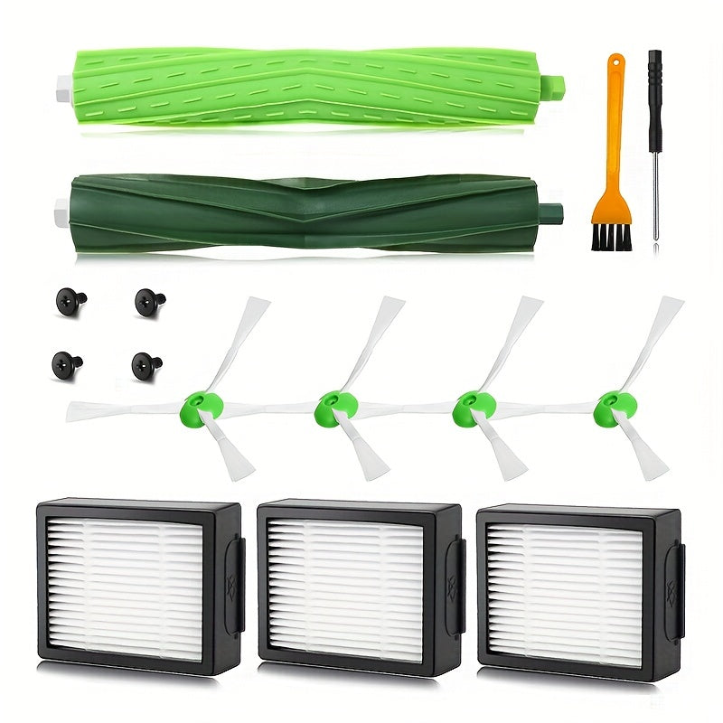 Roomba i7 i6 j7 E5 E6 uchun mos keladigan changyutgich aksessuarlar, shu jumladan cho'tkalar va filtrlari bilan