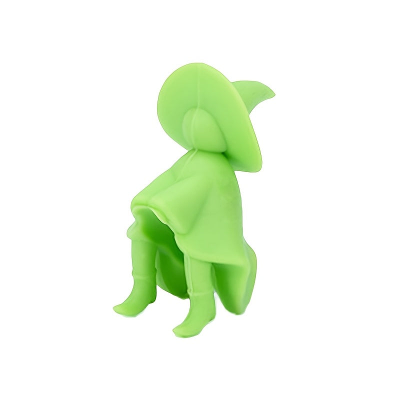 Silicone Pot Lid Holder with Anti-Spill Edge Clamp for Kitchen Use High-Temperature Resistant