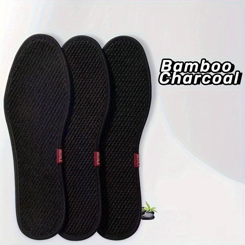 Unisex Breathable Sweat-Absorbing Insoles for Summer, Odor-Absorbing, Shock-Absorbing