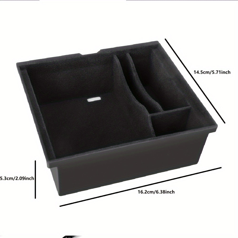 Car Interior Center Console Organizer Tray Storage Box for Tesla Model 3 and Y