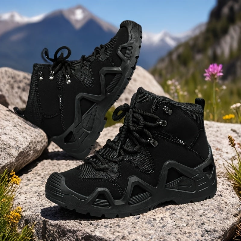 Har mavsumda, ochiq havoda va tasodifiy foydalanish uchun retro uslubidagi mustahkam erkaklar botinkalari, sirpanmaydigan va nafas oladigan dizayn bilan.