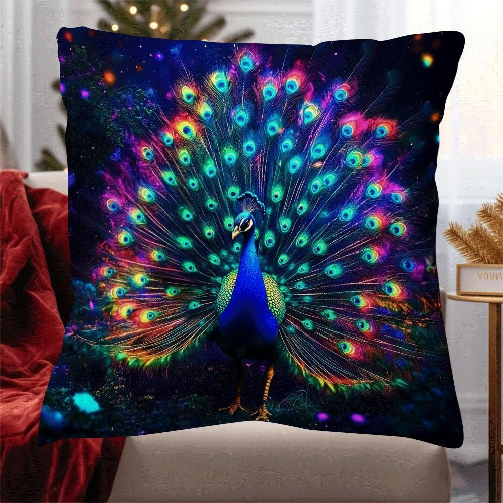 Koshkinak yostiq qoplami 45.72x45.72 sm Polyester Zipper Dekorativ tashqi yostiq qoplami