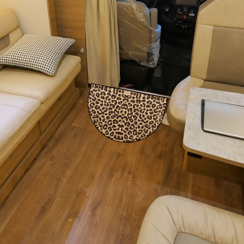 Printed RV Non Slip Floor Mats Bathroom Entrance Polyester Fiber