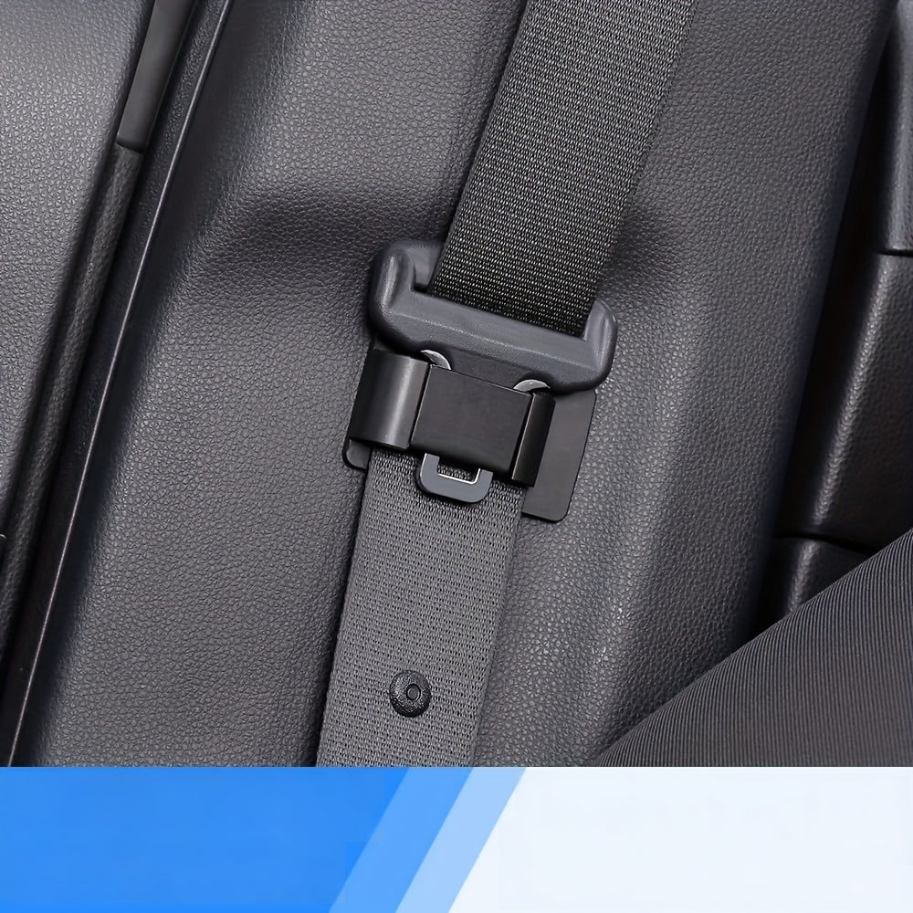 Pet Car Seat Belt Stabilizer Clip Carbon Fiber Style Noise Reduction Secure Buckle