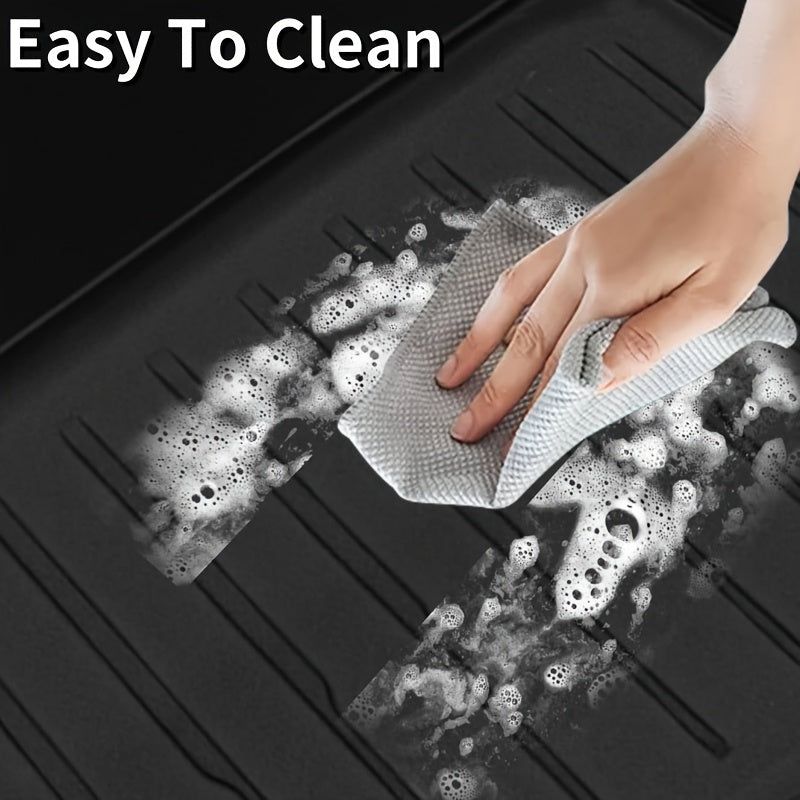 Barqaror ob-havo TPE pastki trank mat for Model Y orqa yukxalta qoplamasi suv o'tkazmaydigan yopishqoqsiz