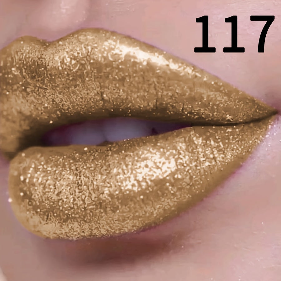 Women's Pearlescent Lipstick High Color Moisturizing Lip Gloss