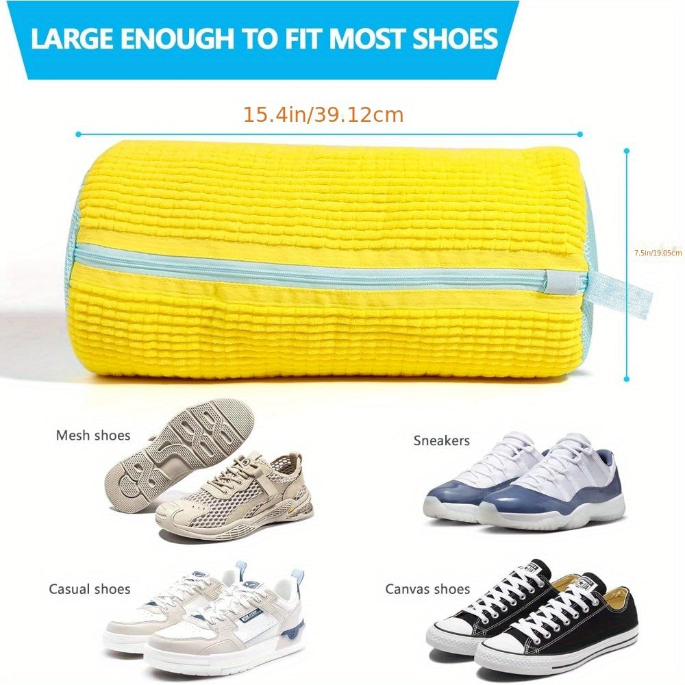 Durable Shoe Washing Bag with Zipper for Sneakers and Casual Shoes