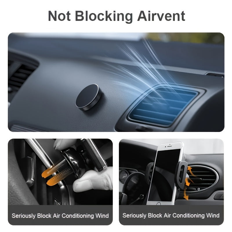 Universal Magnetic Car Phone Mount Dashboard Holder for Smartphones
