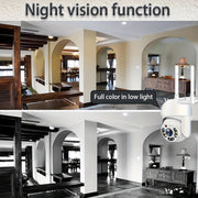 1080P HD PTZ Security Camera with Audio Auto-Tracking 360° Panoramic Night Vision