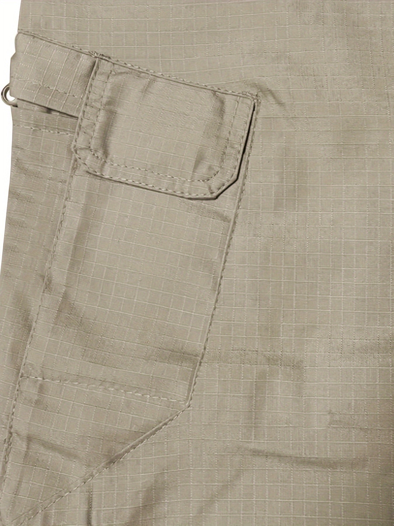 Men's Water-Resistant Polyester Tactical Work Pants with Multiple Pockets