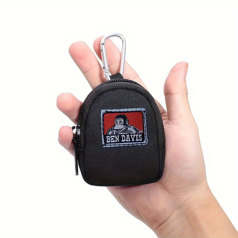 Gorilla Keychain Pouch with Carabiner Clip for Keys and Small Items