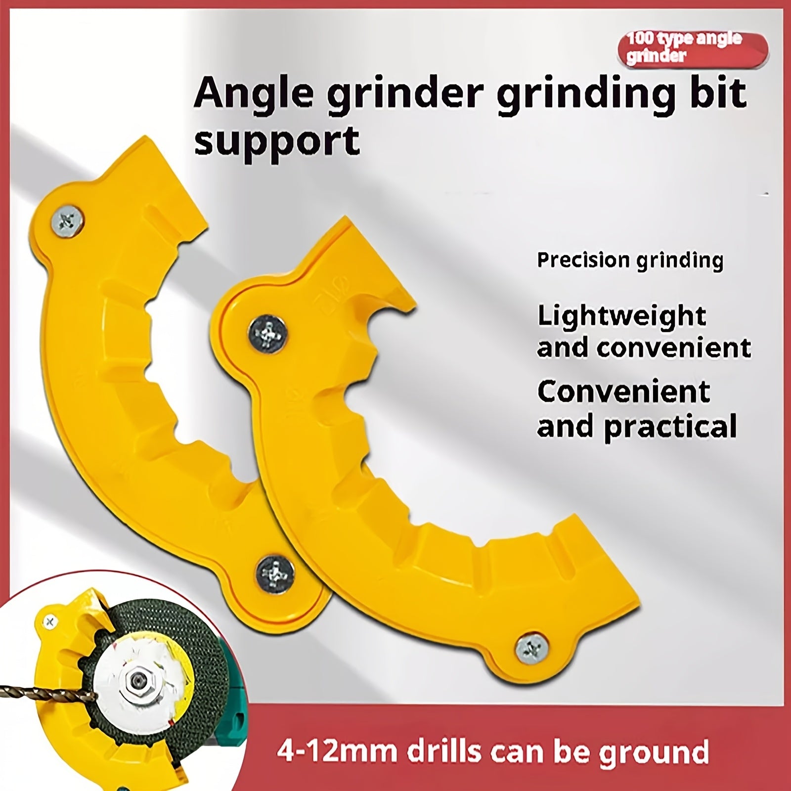 Universal Drill Bit Sharpener for All Drill Bits and Angle Grinder Accessories