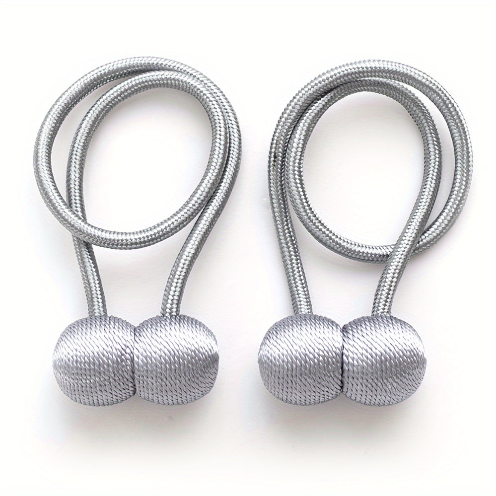 Magnetic Bathroom Shower Curtain Hooks 2 Pack for Easy Installation