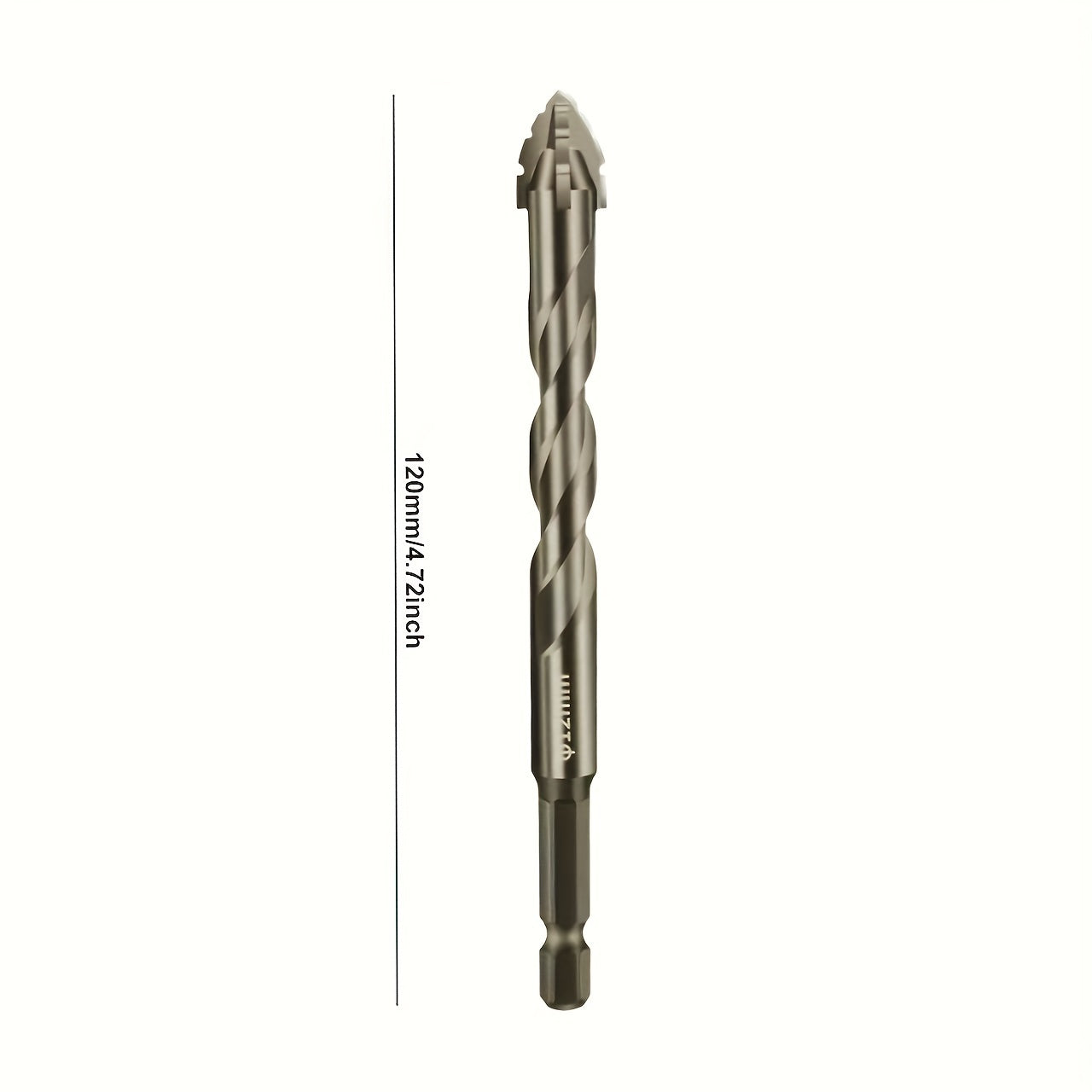 Carbide 4-Teeth Sawtooth Offset Drill Bit for Ceramic Tile Cast Iron Concrete Hex Shank