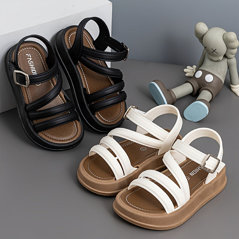 Girls' Open-Toe Sandals Breathable PVC Casual All-Season