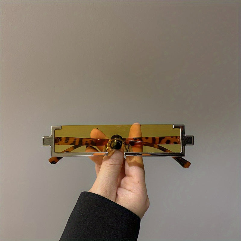 Uniseks Vintage Punk Yarim Ramkali Toʻgʻri Burchakli Quyosh Nurlari Plyaj Partiyasi va Klub uchun