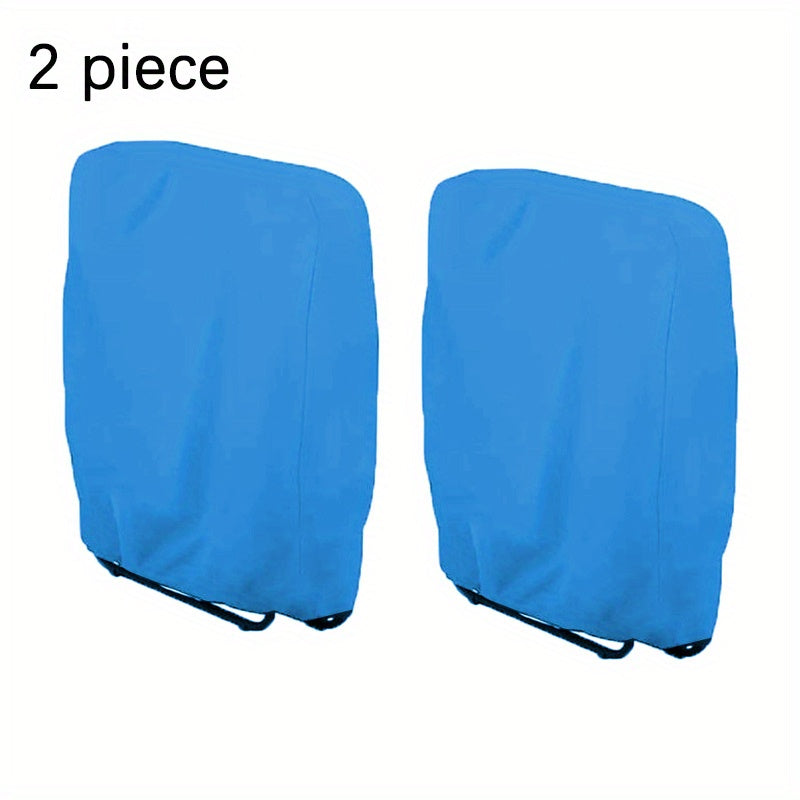 Waterproof Outdoor Folding Chair Cover Nylon Black All Weather Patio Garden Furniture Protector