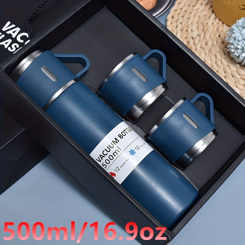 500ml Stainless Steel Thermal Mug Vacuum Insulated for Hot Cold Beverages Outdoor Office