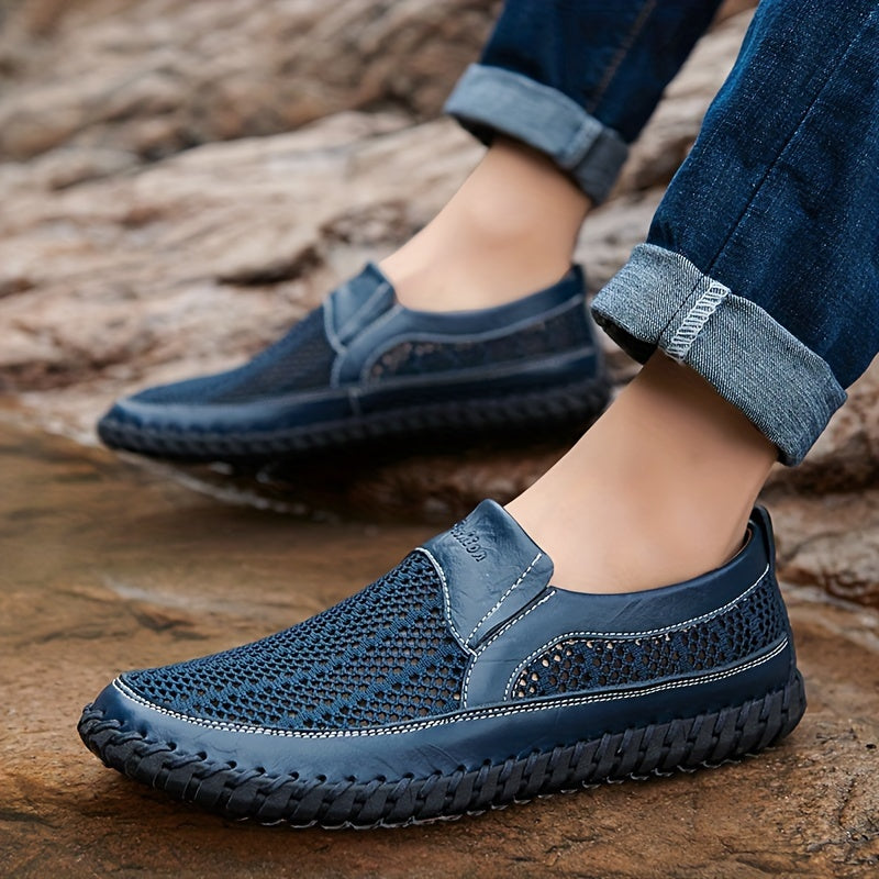 Katta o'lchamdagi erkaklar uchun nafas oladigan, sirpanmaydigan, tasodifiy plyaj suv poyabzallari