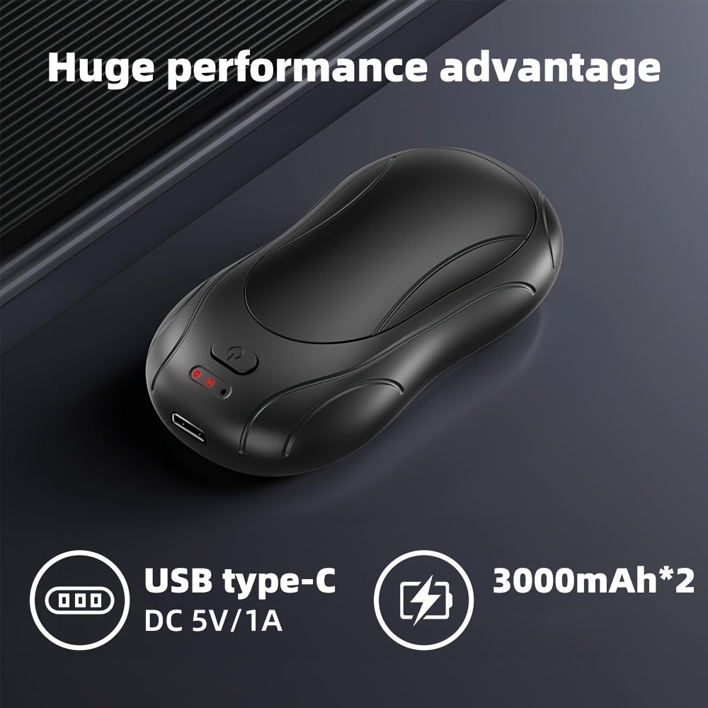 Rechargeable USB Hand Warmer Portable Electric Pocket Warmer 6000mAh