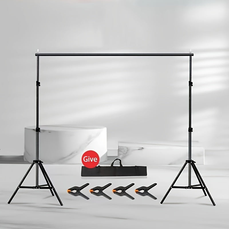 2x2M Iron Photography Studio Backdrop Stand Kit for Photo and Video Sessions