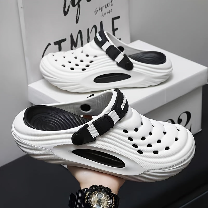 Women's Casual EVA Clogs Slip-On Shoes with Ventilation Holes and Adjustable Strap