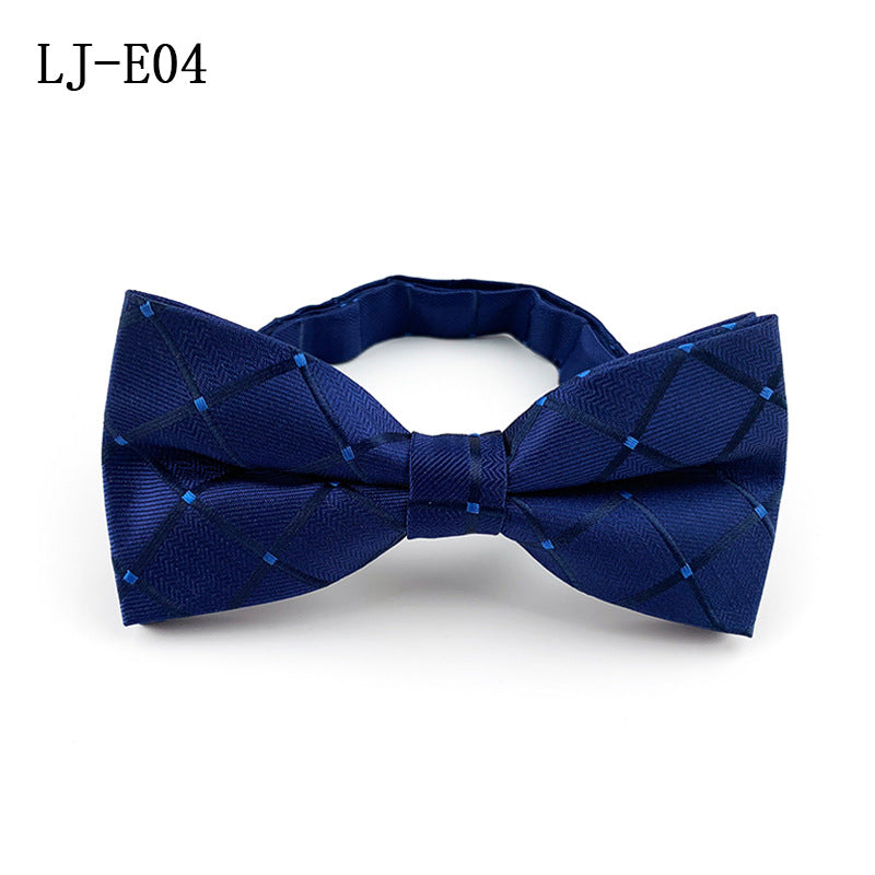 Men's Bow Tie Polyester Jacquard Fabric for Formal Events