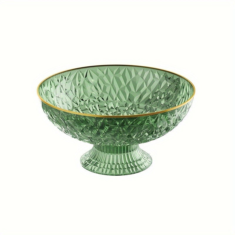 cesta de fruta de plástico con orificios de drenaje para frutas y verduras, cuenco decorativo para frutas secas y caramelos