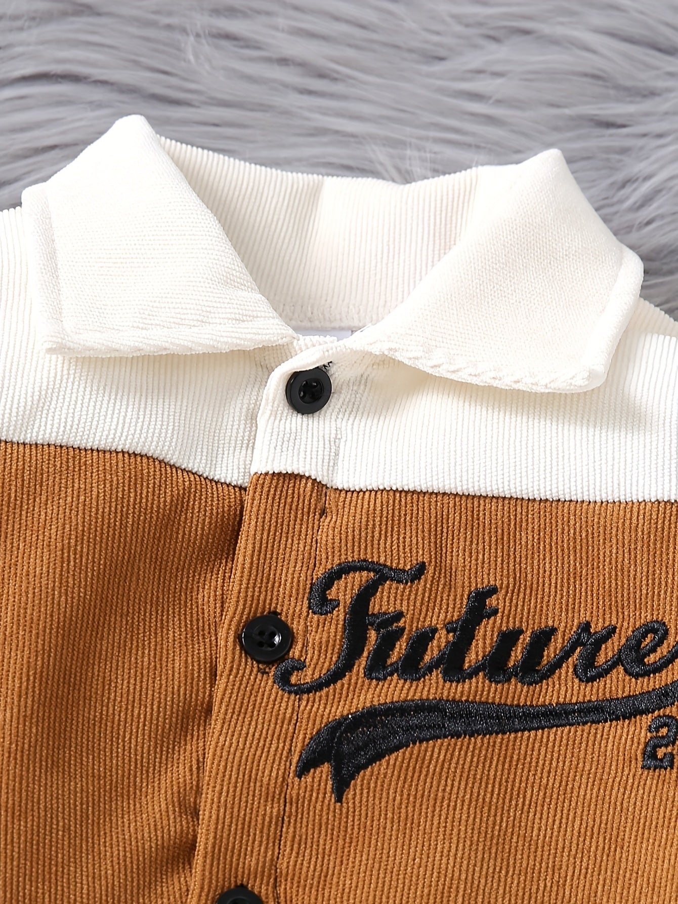 Men's Corduroy Patchwork Jacket and Trousers Set Fall Winter Outdoor Casual