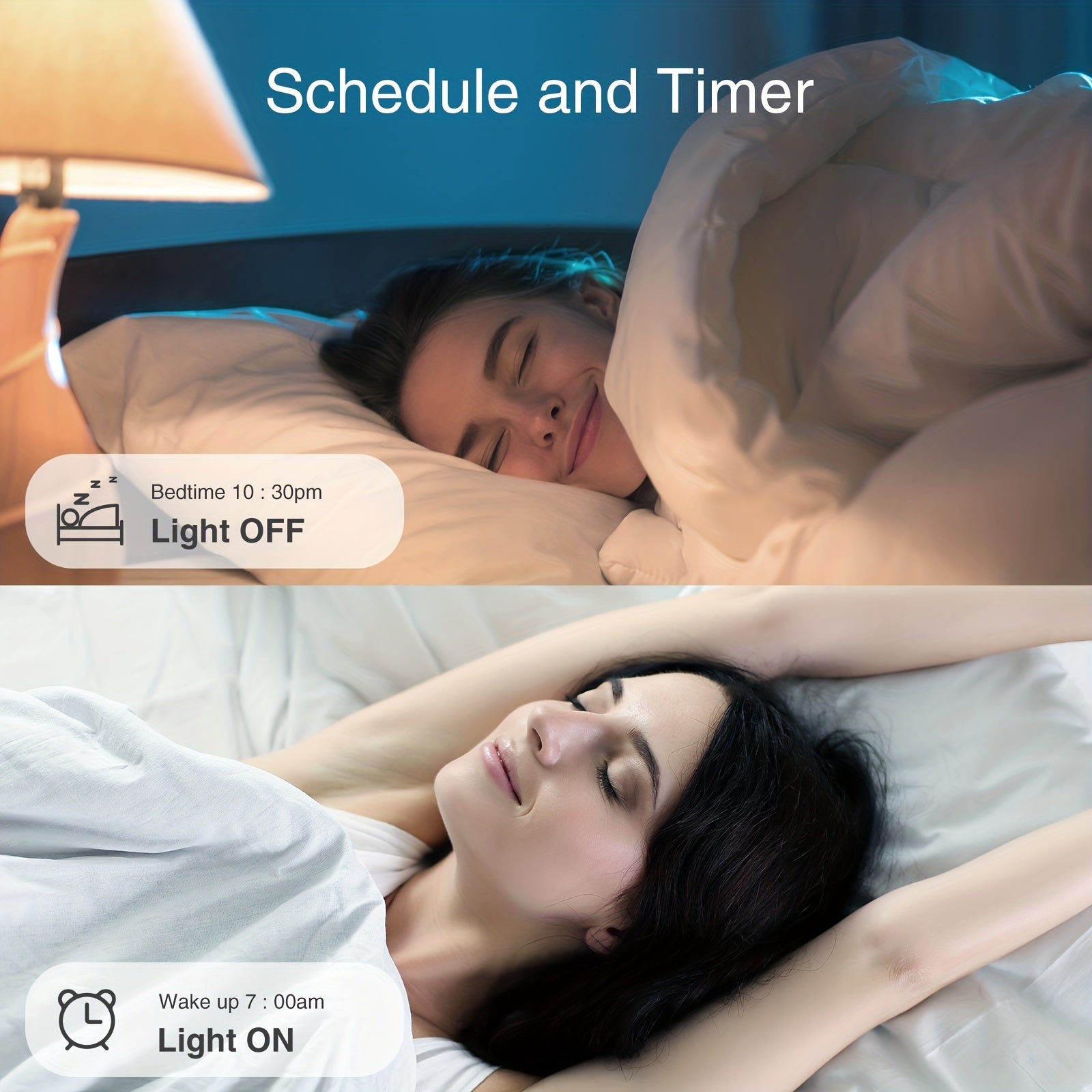 Pack de 4 enchufes inteligentes Wi-Fi con control por app, control por voz, temporizador, monitor de energía y enchufe europeo