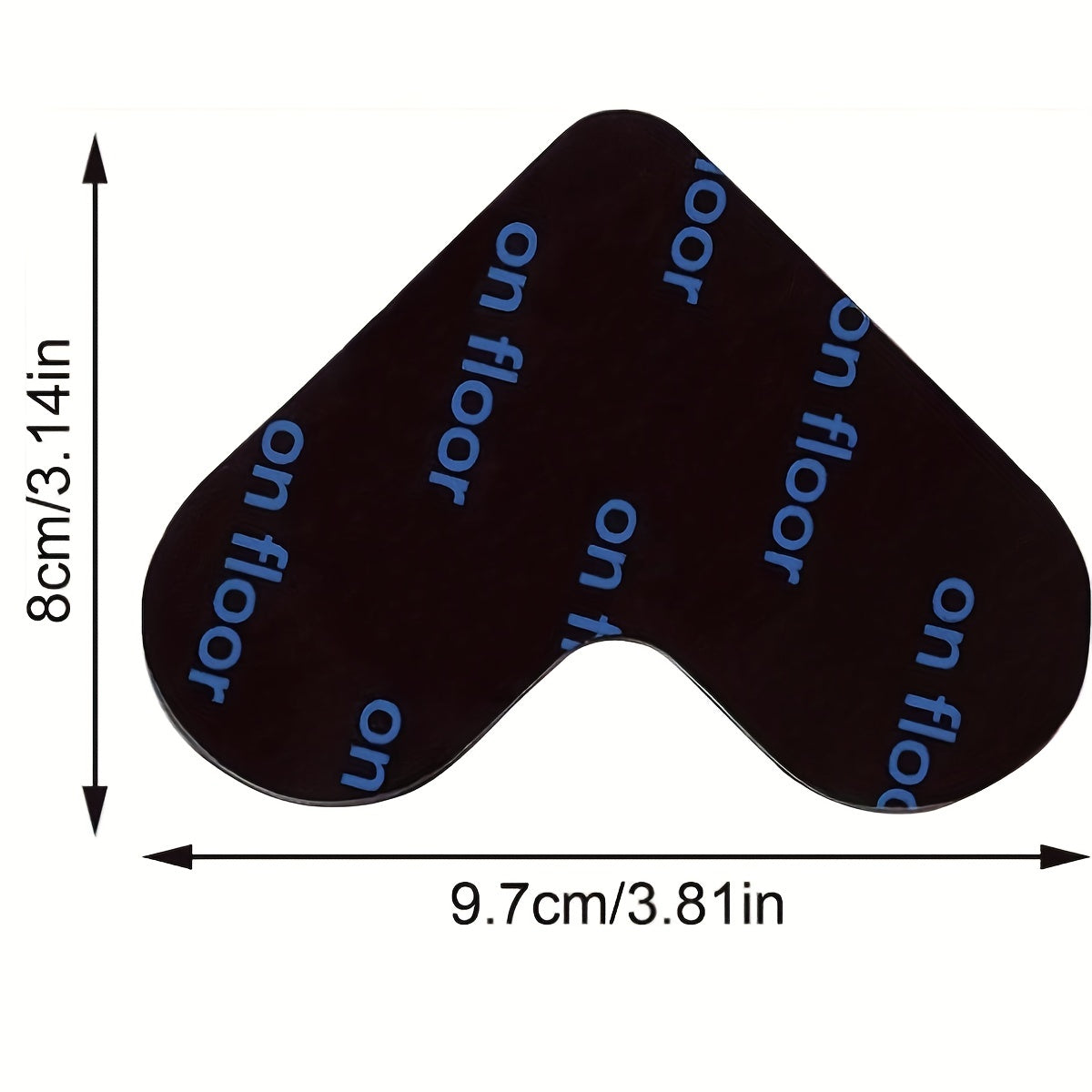 Двусторонняя лента в форме сердца с силиконовой нескользящей подкладкой для ковра, многоразовая, моющаяся, нано-клейкая