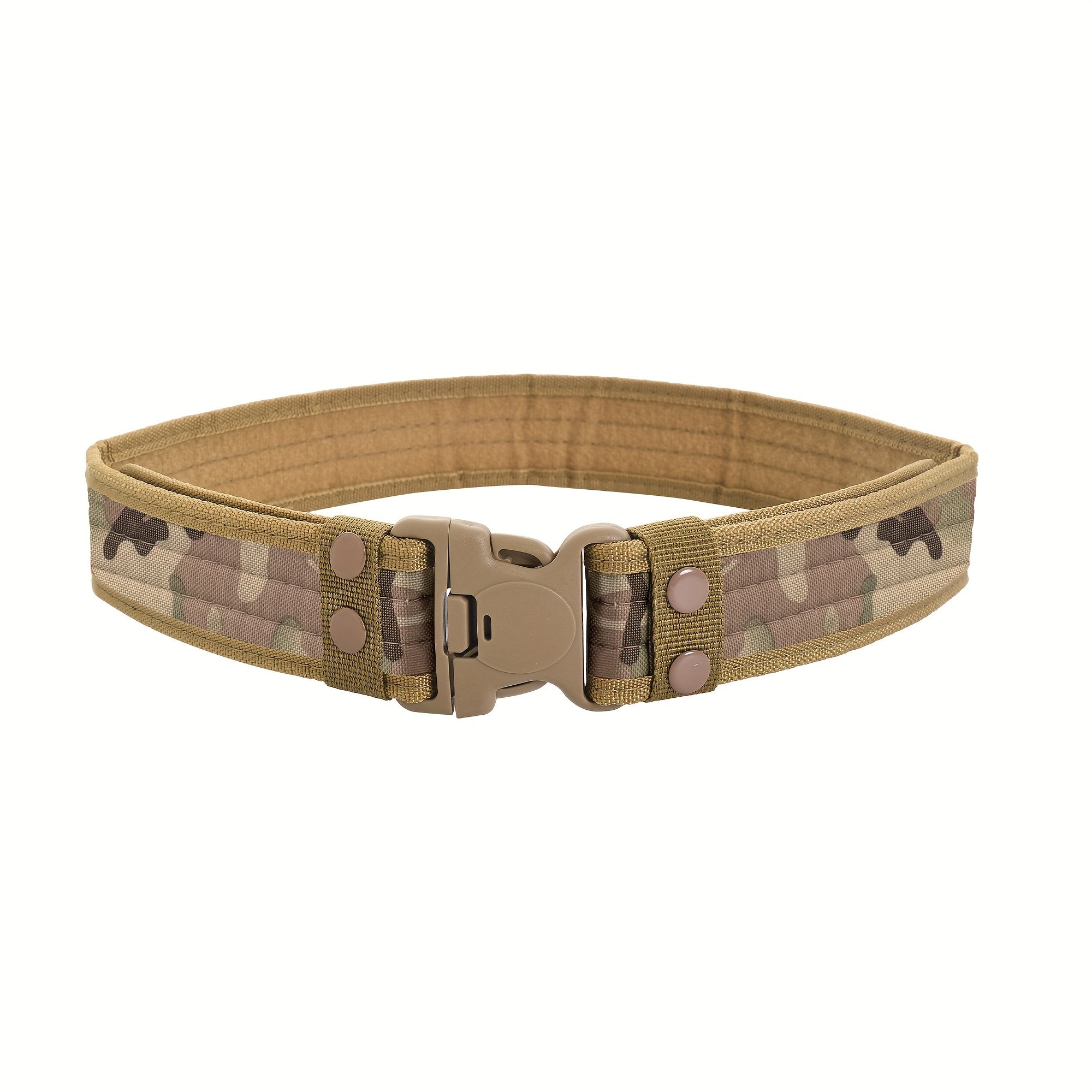 Unisex Camouflage Canvas Belt Tactical Military Style Adjustable Outdoor Belt