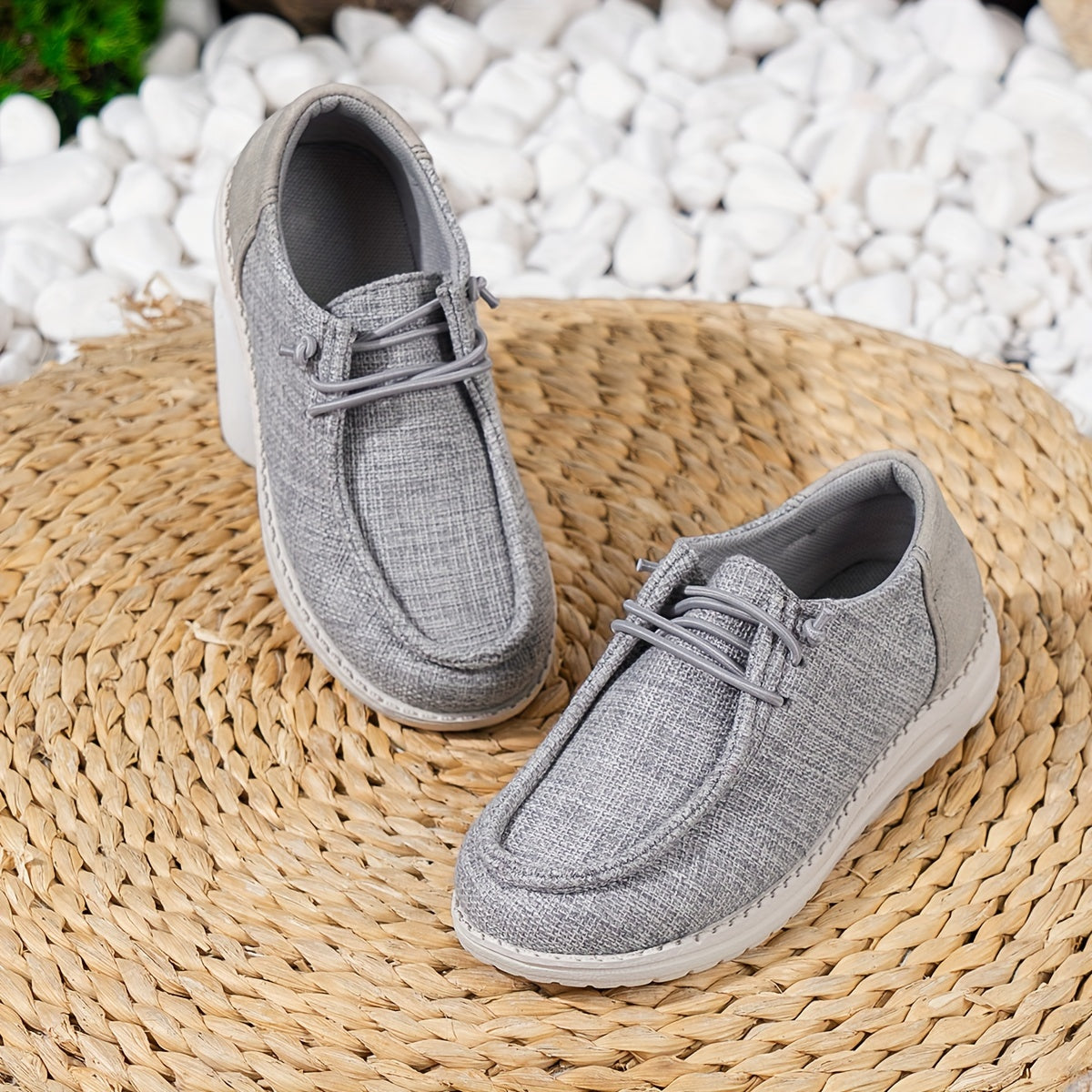 Boy's Casual Low Top Canvas Sneakers Lightweight Non-Slip for Spring Summer